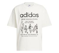 ADIDAS ORIGINALS T-Shirt 'Only The Best For The Athlete' noir / blanc, Taille XXXL