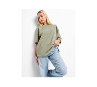 adidas Originals T-shirt oversize Essentials Linear - Vert XS