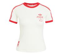 ADIDAS ORIGINALS T-shirt rouge / blanc, Taille S