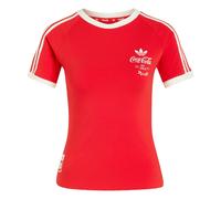 ADIDAS ORIGINALS T-shirt rouge vif / blanc cassé, Taille M
