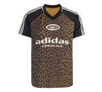 adidas T-shirt adidas Originals Satin Jersey in Marron EU L