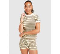 adidas Originals T-shirt slim Towel Stripe - Jaune M