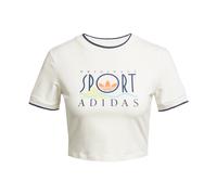 ADIDAS ORIGINALS T-shirt 'Sport Graphic Baby' blanc cassé, Taille M-L