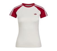 ADIDAS ORIGINALS T-shirt 'Sst' rouge feu / blanc, Taille XXS