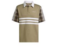 ADIDAS ORIGINALS T-Shirt 'Tartan' kaki / olive / blanc, Taille L