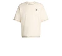 ADIDAS ORIGINALS T-Shirt 'Trefoil Essentials' noir / blanc cassé, Taille S