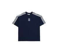 ADIDAS ORIGINALS T-Shirt 'X Minecraft Graphic Tee' bleu foncé / gris / citron vert / blanc, Taille 176