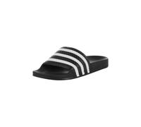 ADIDAS ORIGINALS Tongs 'Adilette' noir / blanc, Taille 48,5-49