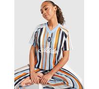Adidas Originals T-shirt Summer Glow multicolore (beige / bleu fumé / bleu clair / orange) Taille S