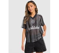 ADIDAS ORIGINALS T-shirt 'Summer Glow' gris / gris foncé / noir / blanc, Taille XL