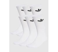 adidas Originals Chaussettes Trefoil Cushion 6 paires blanches L (43-45)