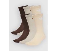 adidas Originals Trefoil Cushion Crew 6-Pack Socks marron M