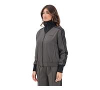 Adidas Originals - Veste de survêtement ajustée - Femme - Sweatshirts et sweats à capuche - Gris - Taille: 40 FR