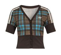 ADIDAS ORIGINALS Veste de survêtement bleu ciel / chocolat / noisette / blanc, Taille M