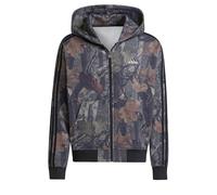 ADIDAS ORIGINALS Veste de survêtement 'Camo Hooded' marron / vert foncé / noir, Taille L