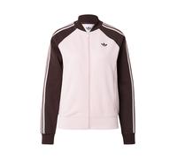 ADIDAS ORIGINALS Veste de survêtement 'SST TT' chocolat / rose, Taille S