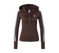 ADIDAS ORIGINALS Veste de survêtement 'Trefoil' bleu clair / chocolat / blanc, Taille L