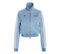 ADIDAS ORIGINALS Veste mi-saison 'Firebird' bleu denim / rouge vif / blanc, Taille S