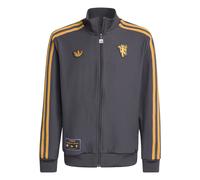 Adidas Manchester United Terrace Icons Tracksuit Jacket Gris 7-8 Years Garçons,Filles