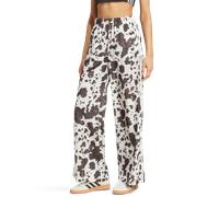 Adidas Originals Wide Leg Joggers Femme - Pantalons, Multi - Taille 32 - Jersey de coton Multi 32