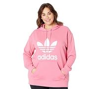 adidas Originals Women's Plus Size Trefoil Hoodie, Rose Tone, 2X