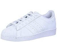 adidas Originals Women's Superstar Sneaker, White/White/White, 8 B (M)