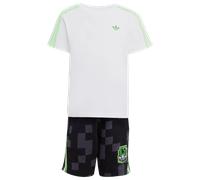 ADIDAS ORIGINALS Set 'Adidas Originals x Minecraft' gris foncé / vert clair / noir / blanc, Taille 122