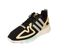 adidas Originals ZX 2K Flux Femmes Running Trainers Sneakers (UK 6 US 7.5 EU 39 1/3, Black Grey White FY0608)