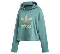 Adidas Originaux FEMMES Premium Trèfle Capuche Vert Gym Sport Confortable Remise