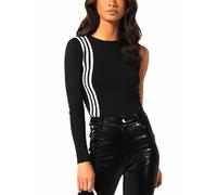 Adidas Originaux Femmes Tlrd Un Manches Longues Maille Fine Rayure Haut XS S M L
