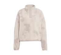 Adidas - Polaire chaude et demi-pressionnée - Multi High Pile Fleece Pullover AOP W Wonder Alumina pour Femme - Taille M - Beige Beige M