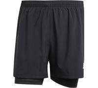 Adidas Own The Run 2-In-1 Running Shorts Mens Noir 2XL Male