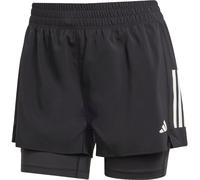 Adidas Own The Run 2-In-1 Running Shorts Womens Noir 8 (XS) Female