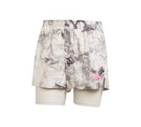 adidas Own The Run 2in1 Short De Running Femmes - Gris , Noir, Taille XS