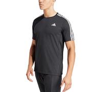 Adidas Own The Run Excite 3 Stripes Short Sleeve T-shirt Noir M / Regular Homme