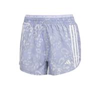 adidas Own The Run AOP 3in Short De Running Femmes-Lilas,Blanc, Taille XL