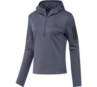 adidas Femme Own The Run Winterized Hooded Half-Zip, Preloved Violet, S