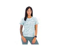 Adidas T-shirt manches courtes Own The Run imprimé allover Bleu/Gris XS Femme