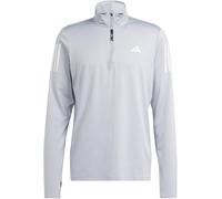 adidas Veste de survêtement demi-zip Own the Run - Halo Silver, Halo Silver M