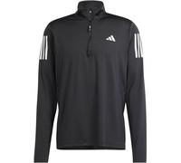 adidas Own The Run Half Zip Camiseta De Manga Larga Hombres - Negro, Taille L