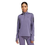 Adidas The Run Half-Zip Running Top Womens Violet 8 (XS) Female