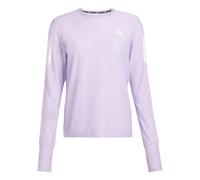 adidas Own The Run Haut Manches Longues Femmes-Lilas,Blanc, Taille XL