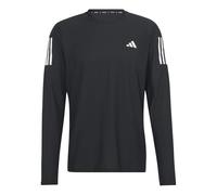 adidas Homme Own The Run Long Sleeve Tee, Black/White, XL