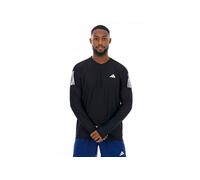 adidas Homme Own The Run Long Sleeve Tee, Black/White, L