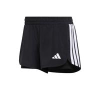 Adidas - Short de sport Pacer Workout Woven 2-en-1 Noir Femme XS