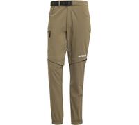 Adidas - Pantalon 2 en 1 de randonnée - Utilitas Zip Off Pants Olive Strata pour Homme - Taille S - Kaki Kaki S