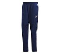 Adidas Pantalon de Football pour Homme, Taille S, Bleu Foncé/Blanc