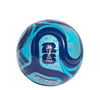 ADIDAS PERFORMANCE Balle 'FIFA Fussball-Weltmeisterschaft™ Trionda Club' bleu néon / bleu foncé / argent, Taille 3