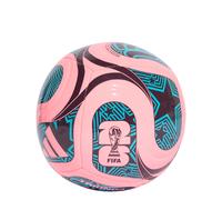 ADIDAS PERFORMANCE Balle 'FIFA Fussball-Weltmeisterschaft™ Trionda Club' bleu néon / rose / noir, Taille 3
