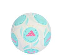 Adidas Mini ballon Mess Unisexe Blanc/Flash Aqua/Halo Mint Taille 1